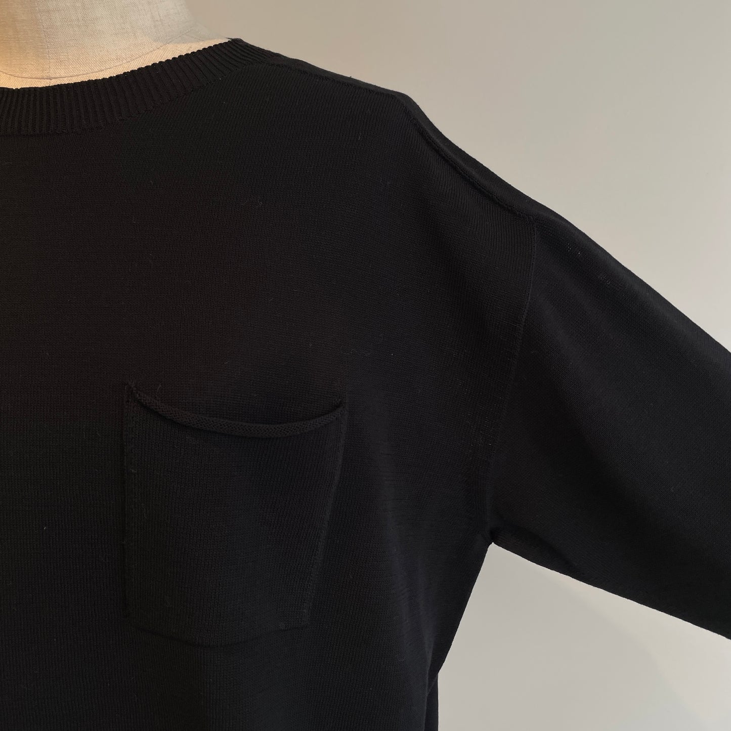 handsofcreation//強撚COTTON15Lホールガーメント7分袖ポケットP/0 03610701