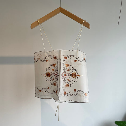 heriter//embroidery parts camisole H0-00-3058