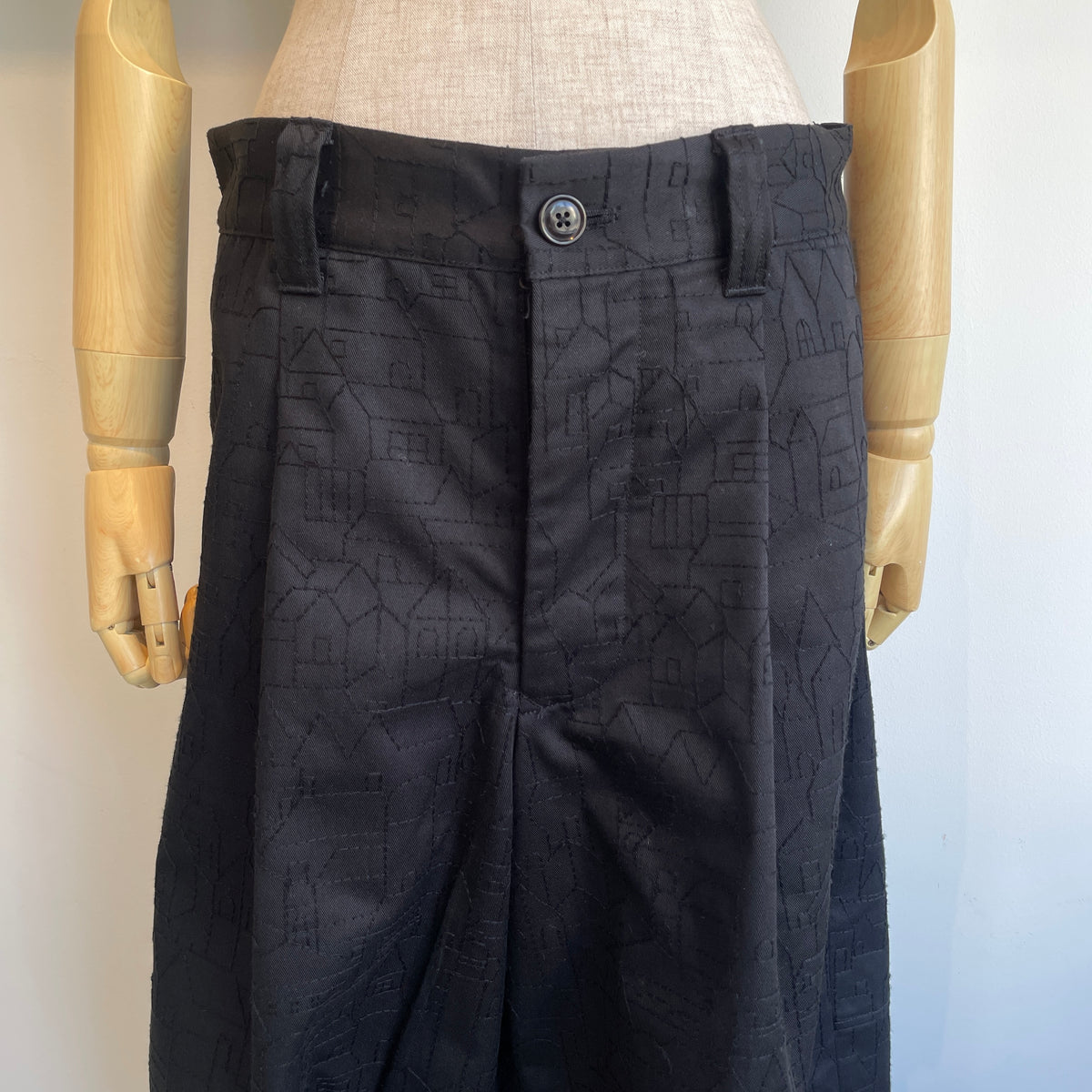 ASEEDONCLOUD【受注商品】//Townscape embroidery Robber trousers 271504