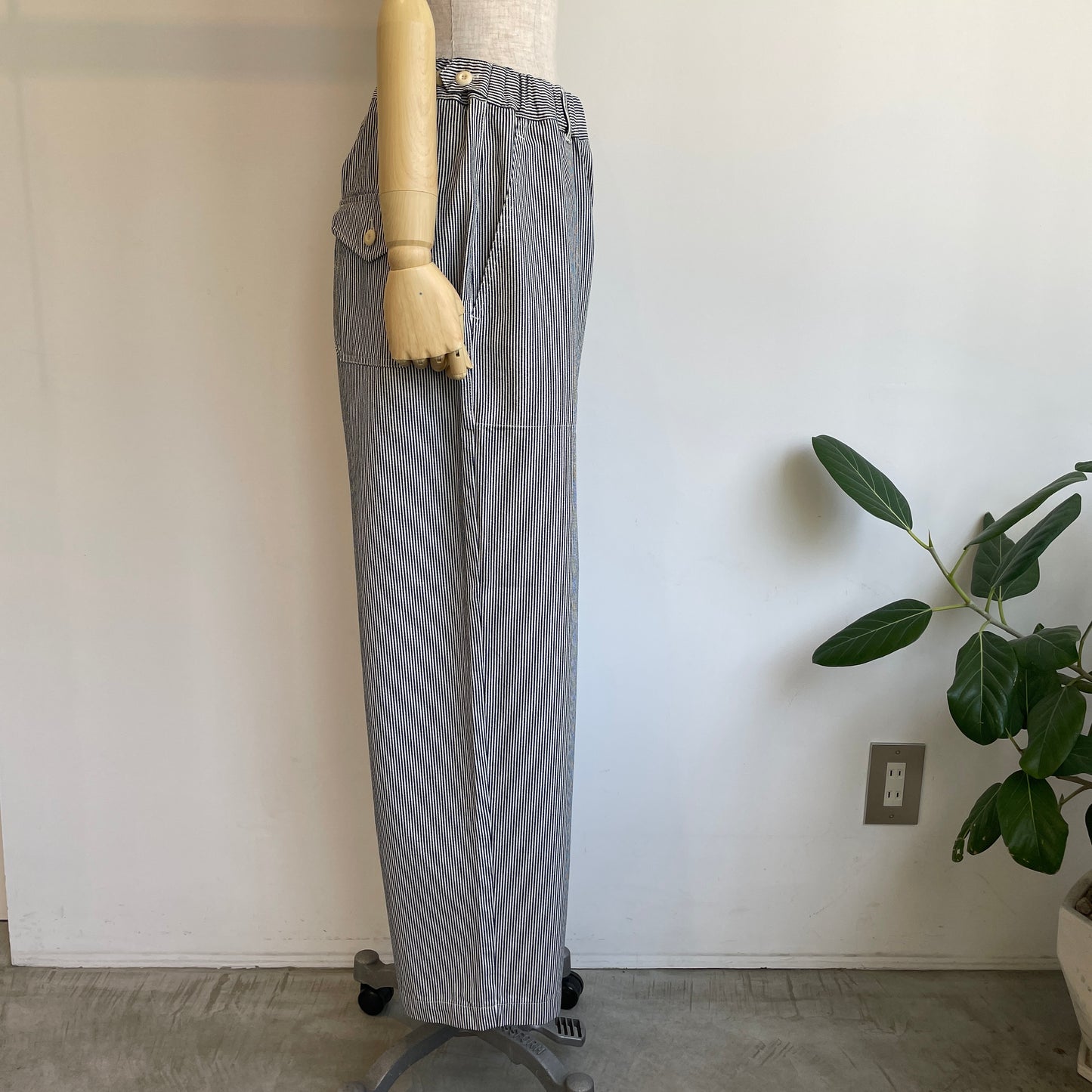 handsofcreation//CLASSICヒッコリーデニム／100zヒッコリーデニムパンツ　01620321