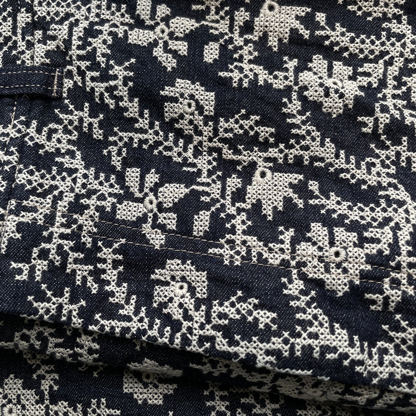 qiri//garden embroidery デニムパンツ　6301PT005262