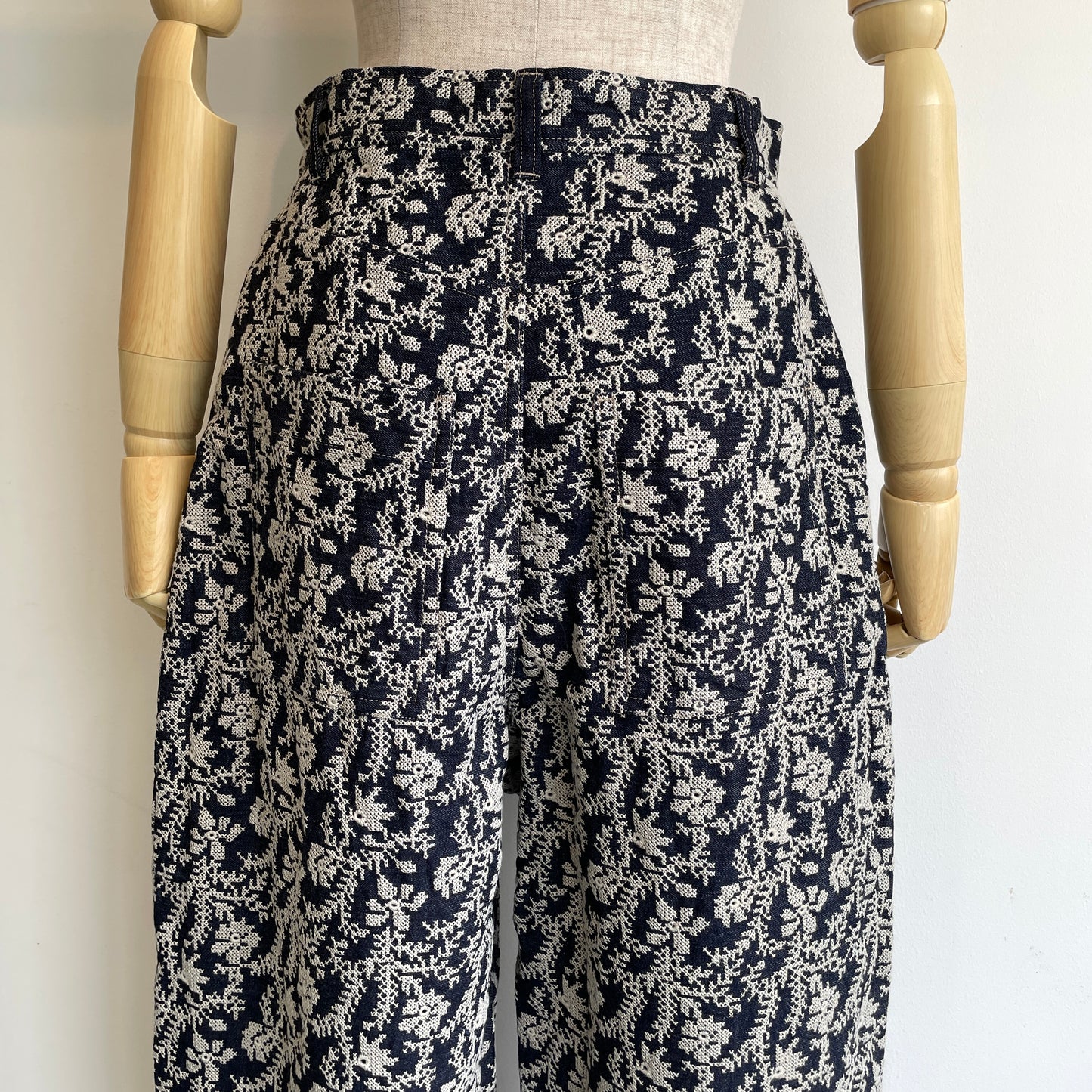 qiri//garden embroidery デニムパンツ　6301PT005262