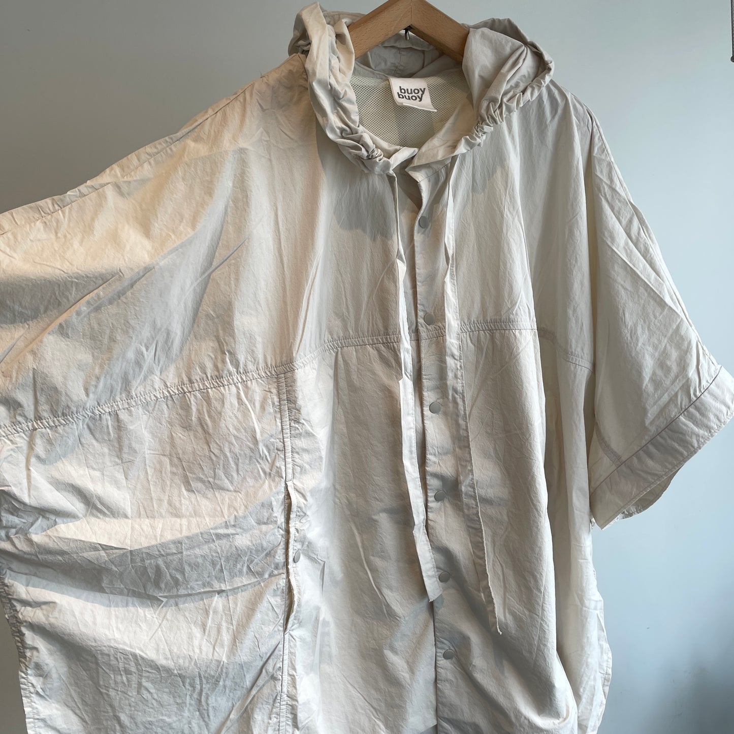 buoy buoy//45d NYLON 伊吹染め PONCHO シャツ　2701BL017261