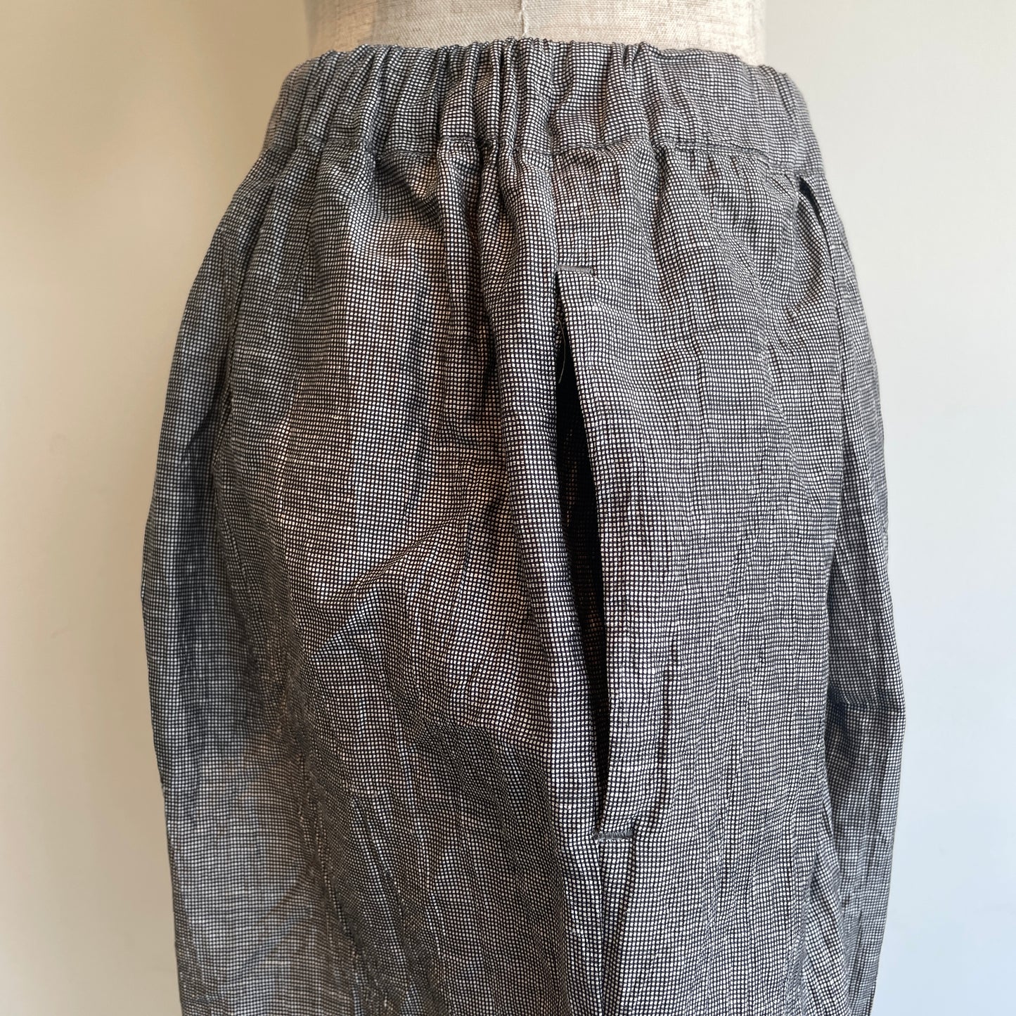 yuni//L/C/Pe washer gum tuck パンツ　1701PT024261