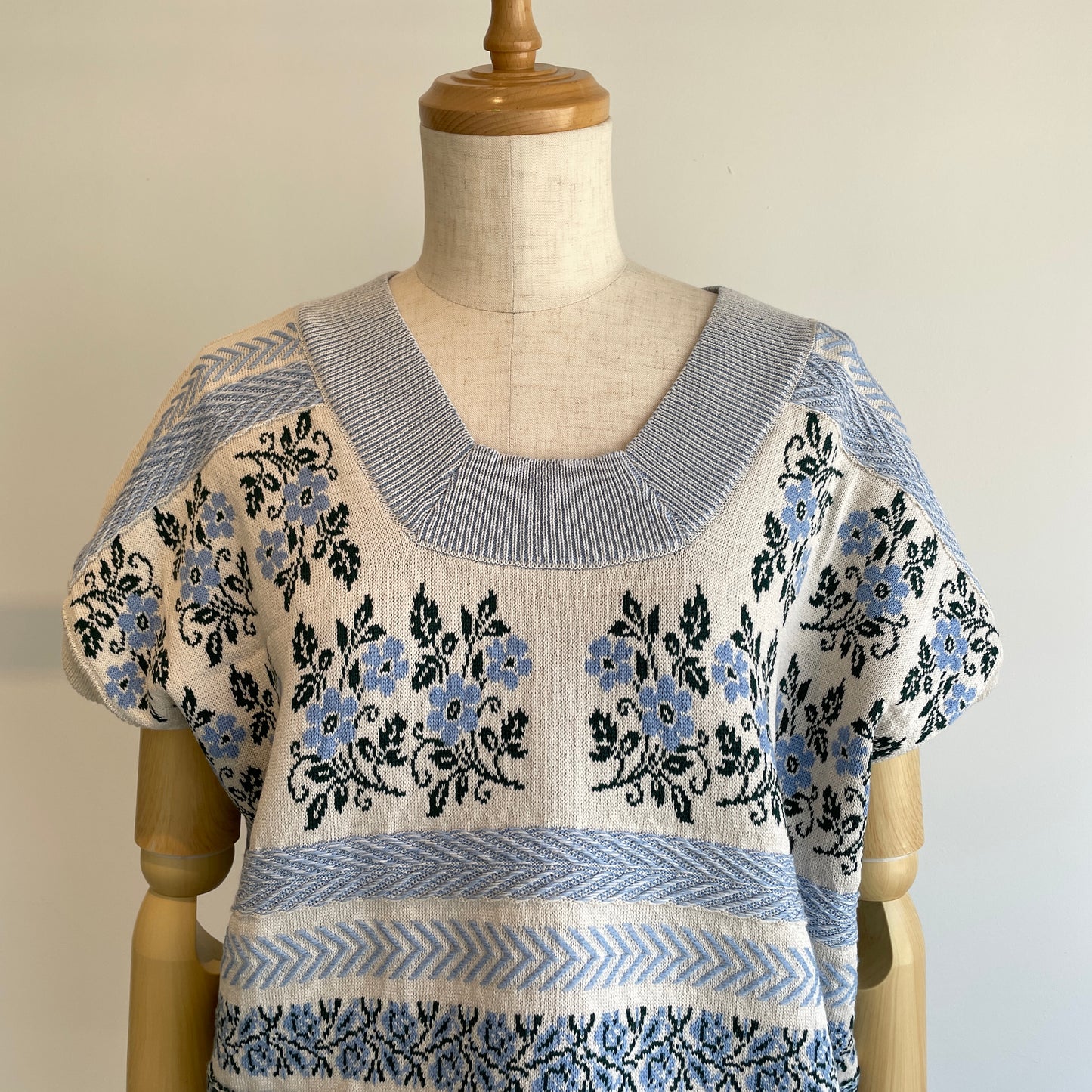 ASEEDONCLOUD //Flower Jacquard Knit Blouse 261807