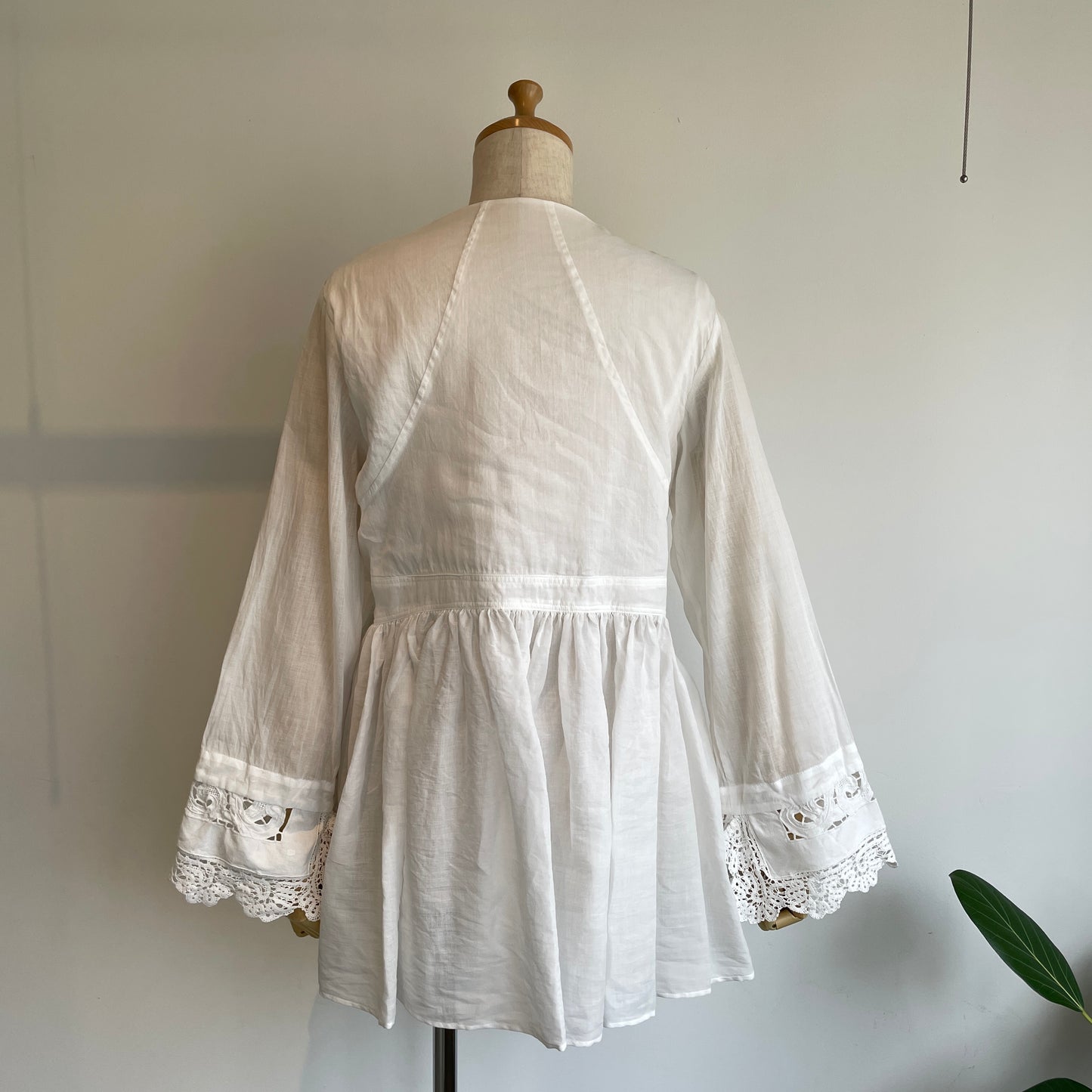 heriter//bobbin lace cutwork parts blouse HO-00-3079