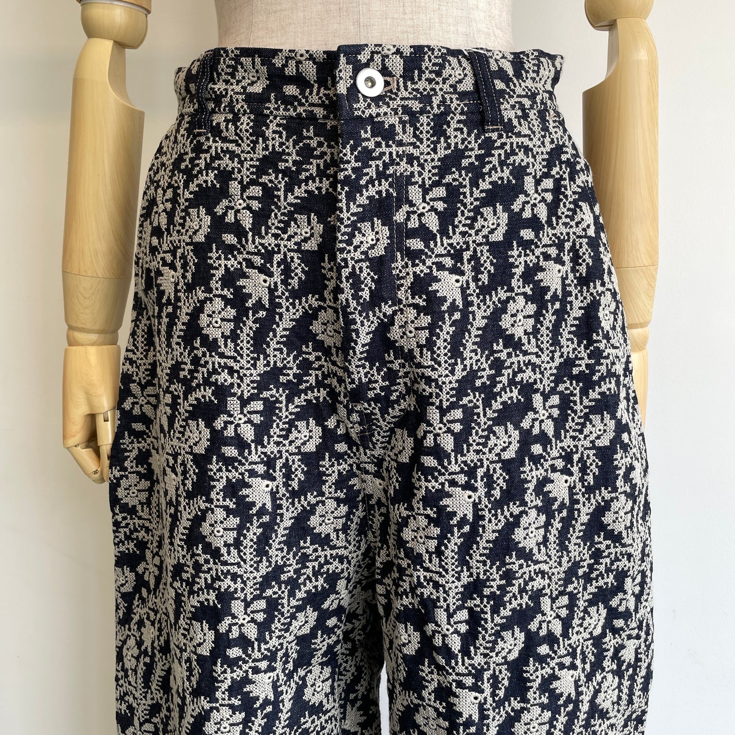 qiri//garden embroidery デニムパンツ　6301PT005262