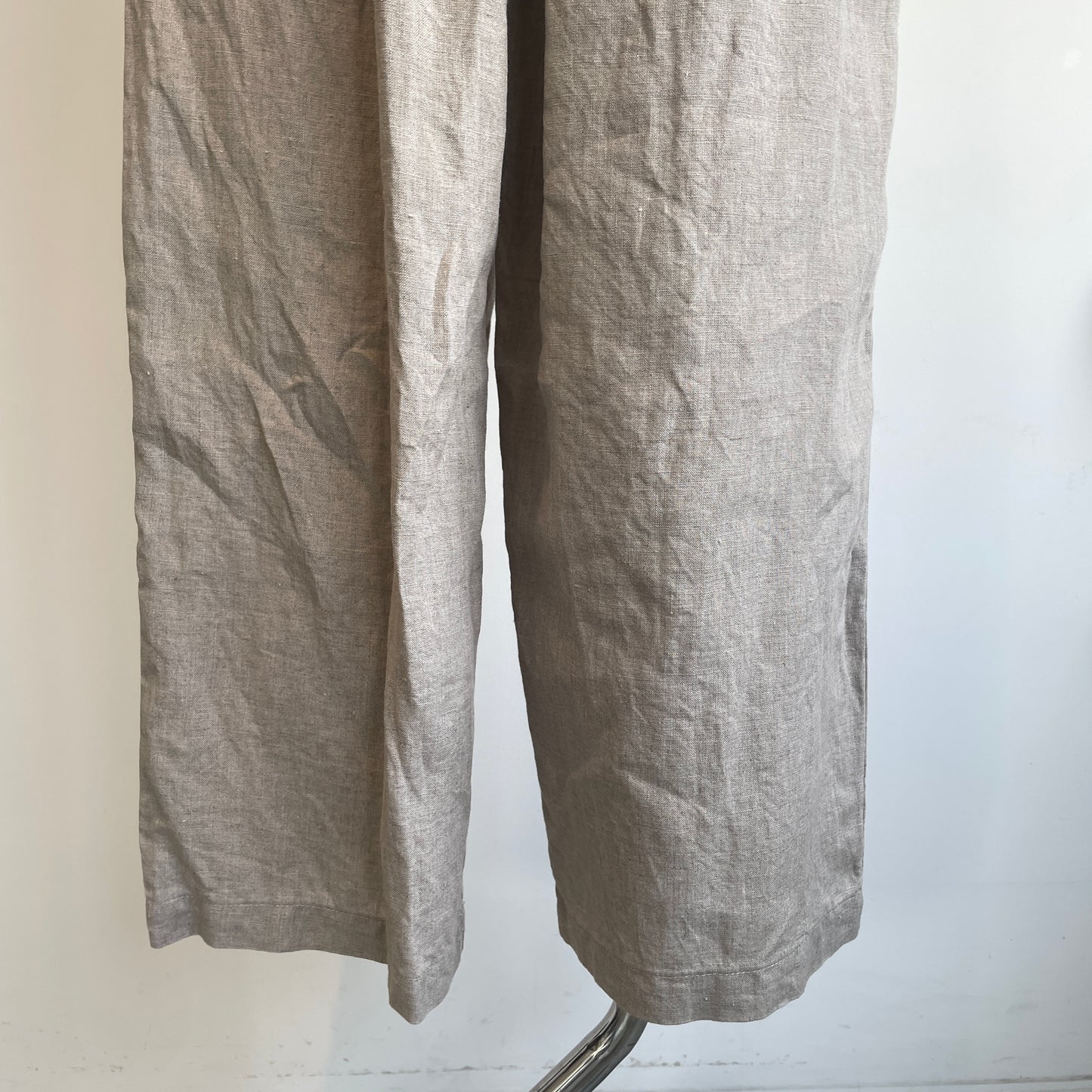 yuni//40/1 Linen easy gum tack パンツ　1701PT028261