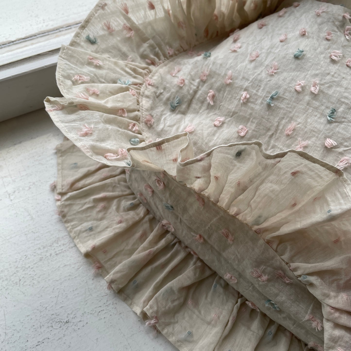 qiri//花吹雪’ jacquard フリルバッグ　6301BG002261