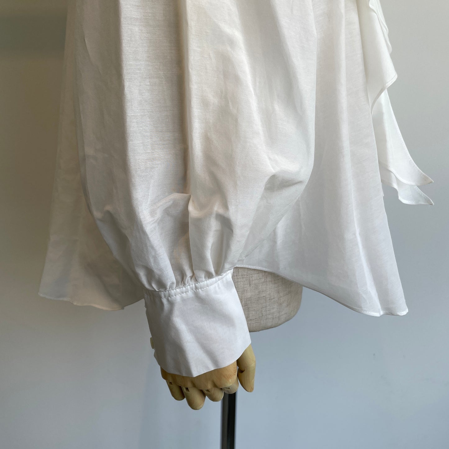 heriter//cotton silk raffle blouse H2-26-3003
