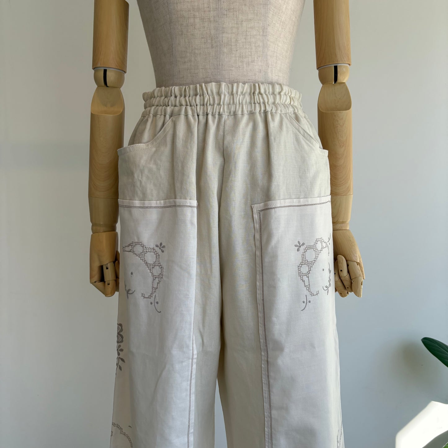 heriter//tablecloth remake pants H0-00-5005