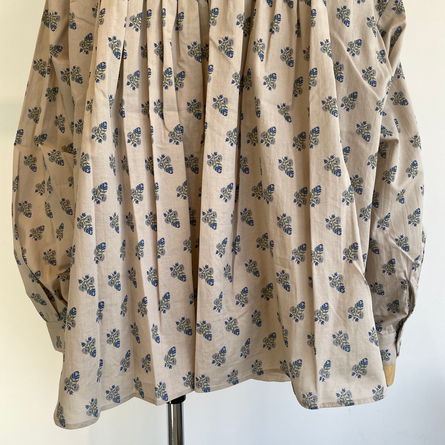 handsofcreation//antiquecalicopattern ptスタンドフリルBL 01610606