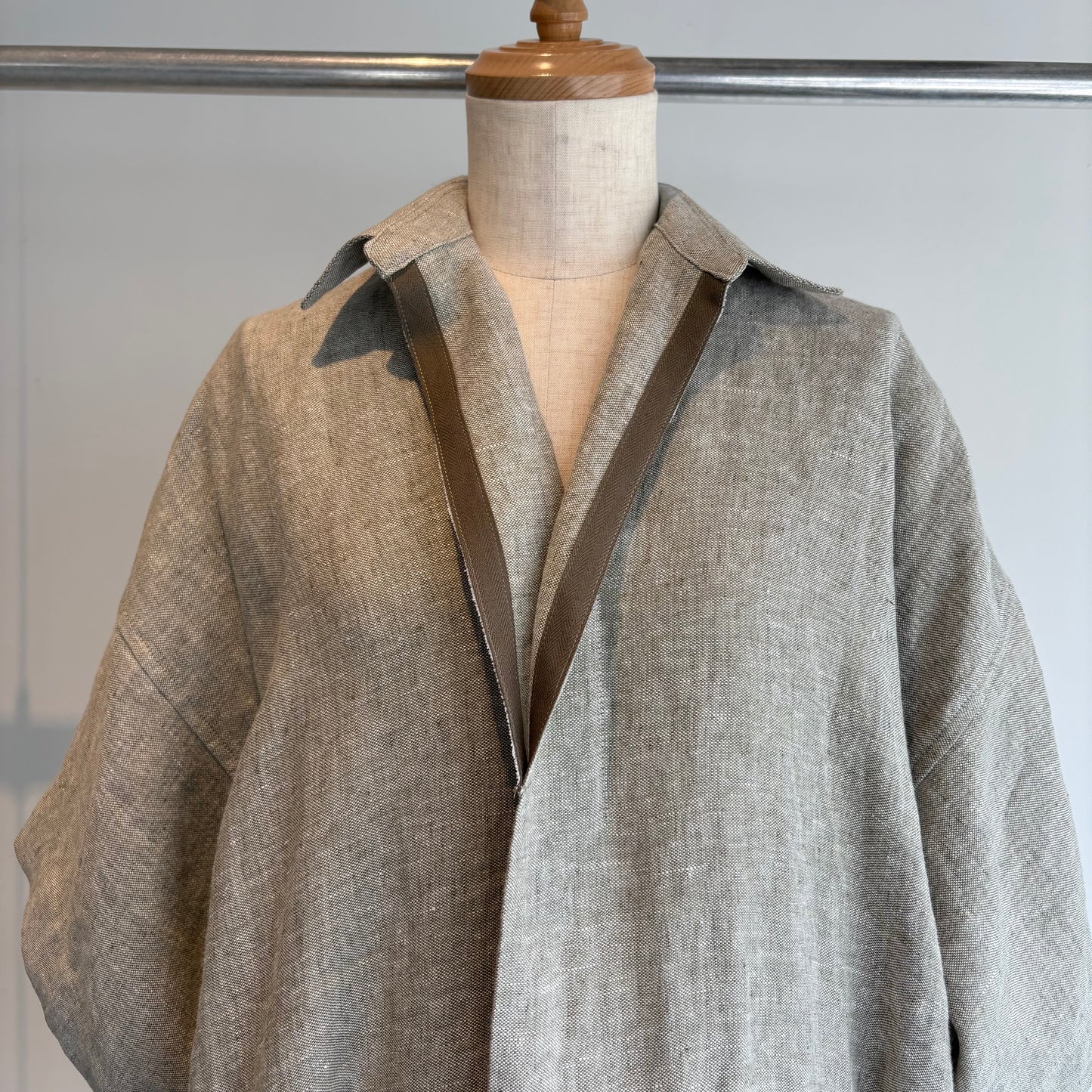 NATIVE VILLAGE//木の梢 ワイドスリーブドレス　31261-08311