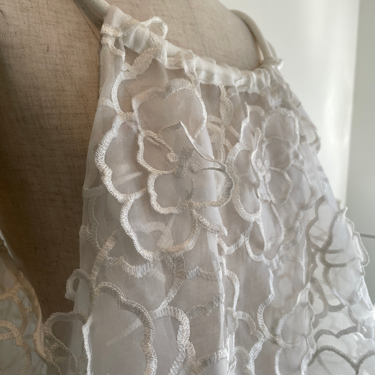 TOURNON.//FLOWER ORGANDYCIRCULAR ブラウスTR26ABL028