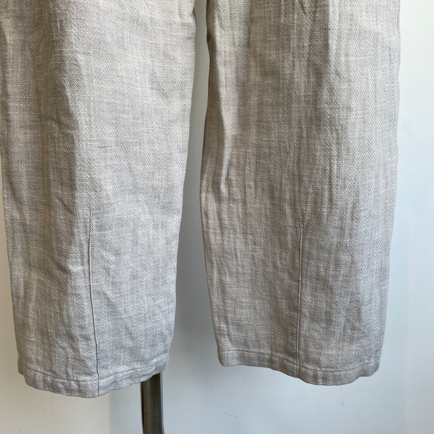 yuni //Hemp/C heringbone back gum パンツ　1701PT038261