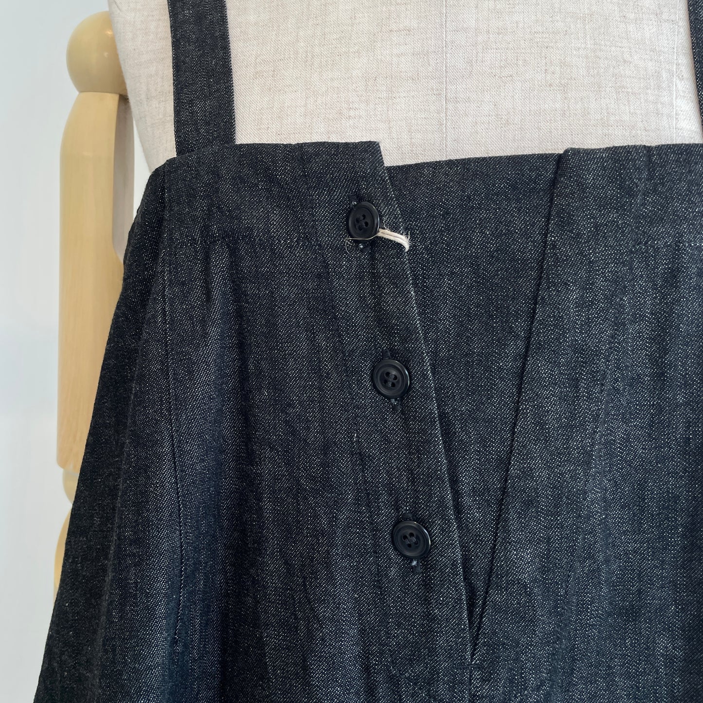 HAVERSACK // 8.5 0Zライトデニム ロングサロペットスカート　662621