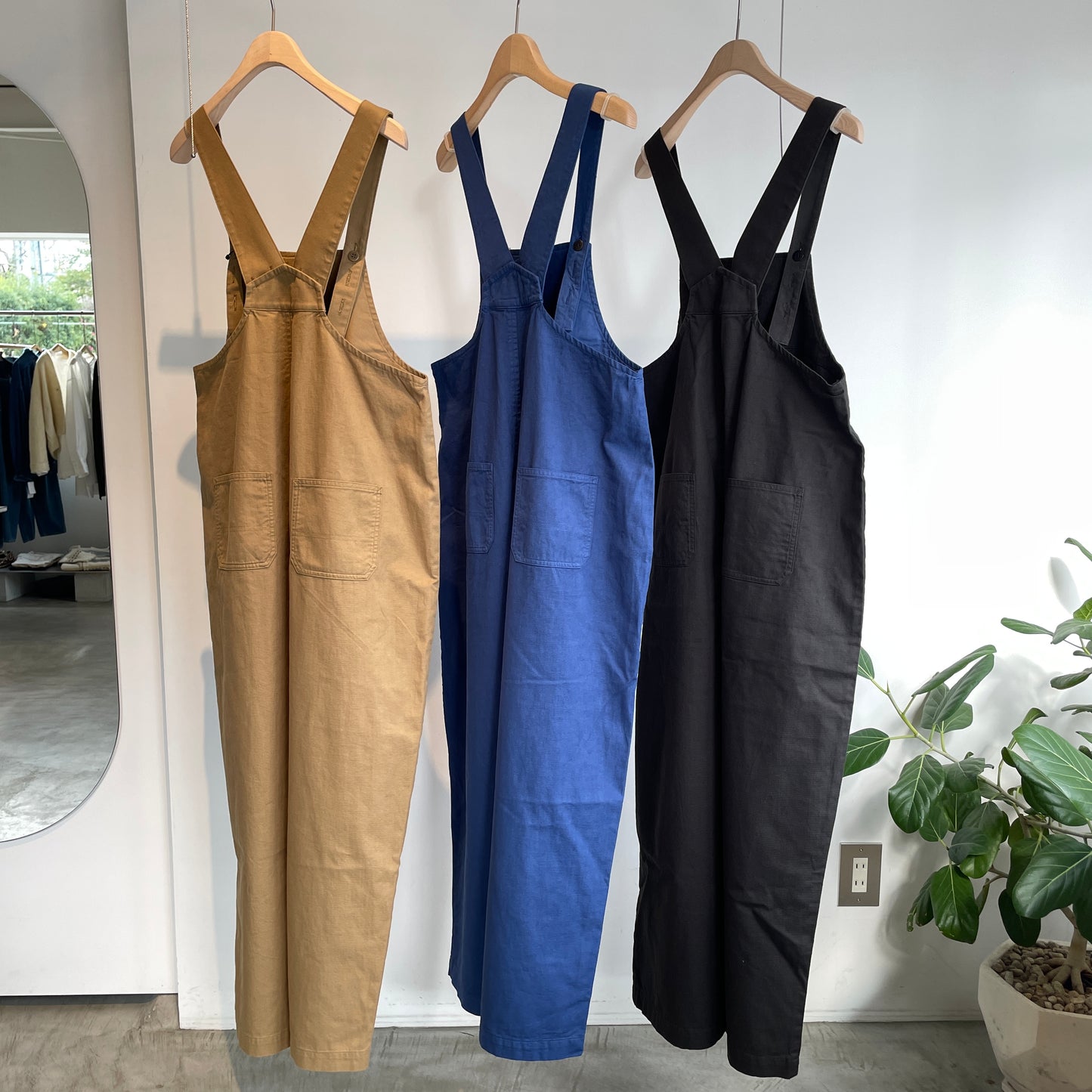 handsofcreation//organiccotton20 ／-SlubSergeサロペット　01540329