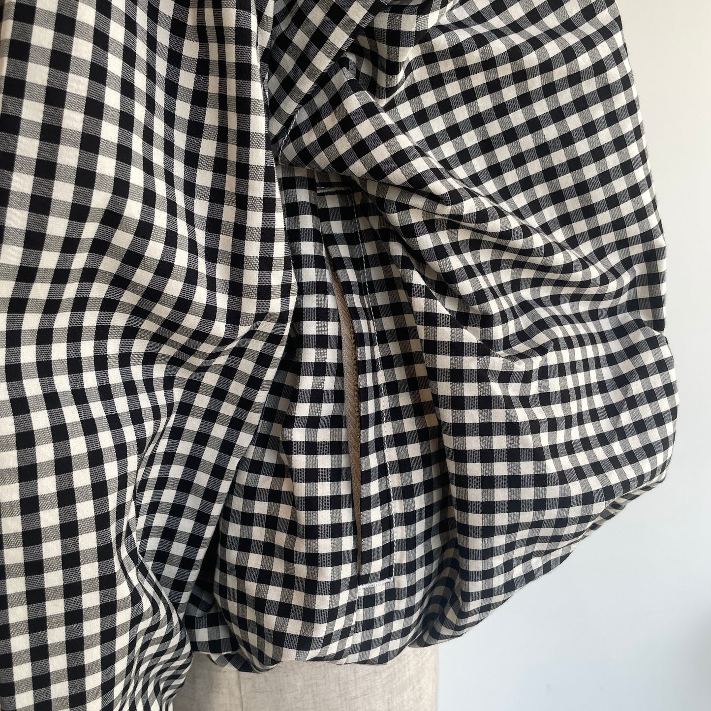 HAVERSACK //コットンシルクギンガムチェックZIPブルゾン 872624