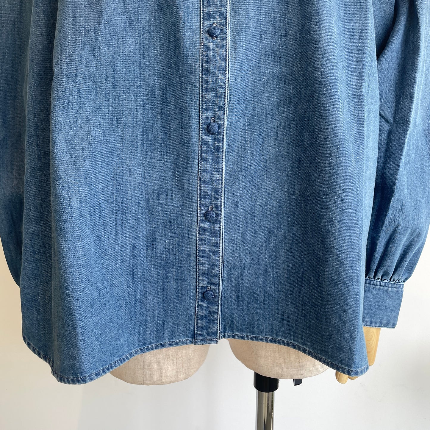 porter des boutons//タックカラーシャツ　P21-1-013