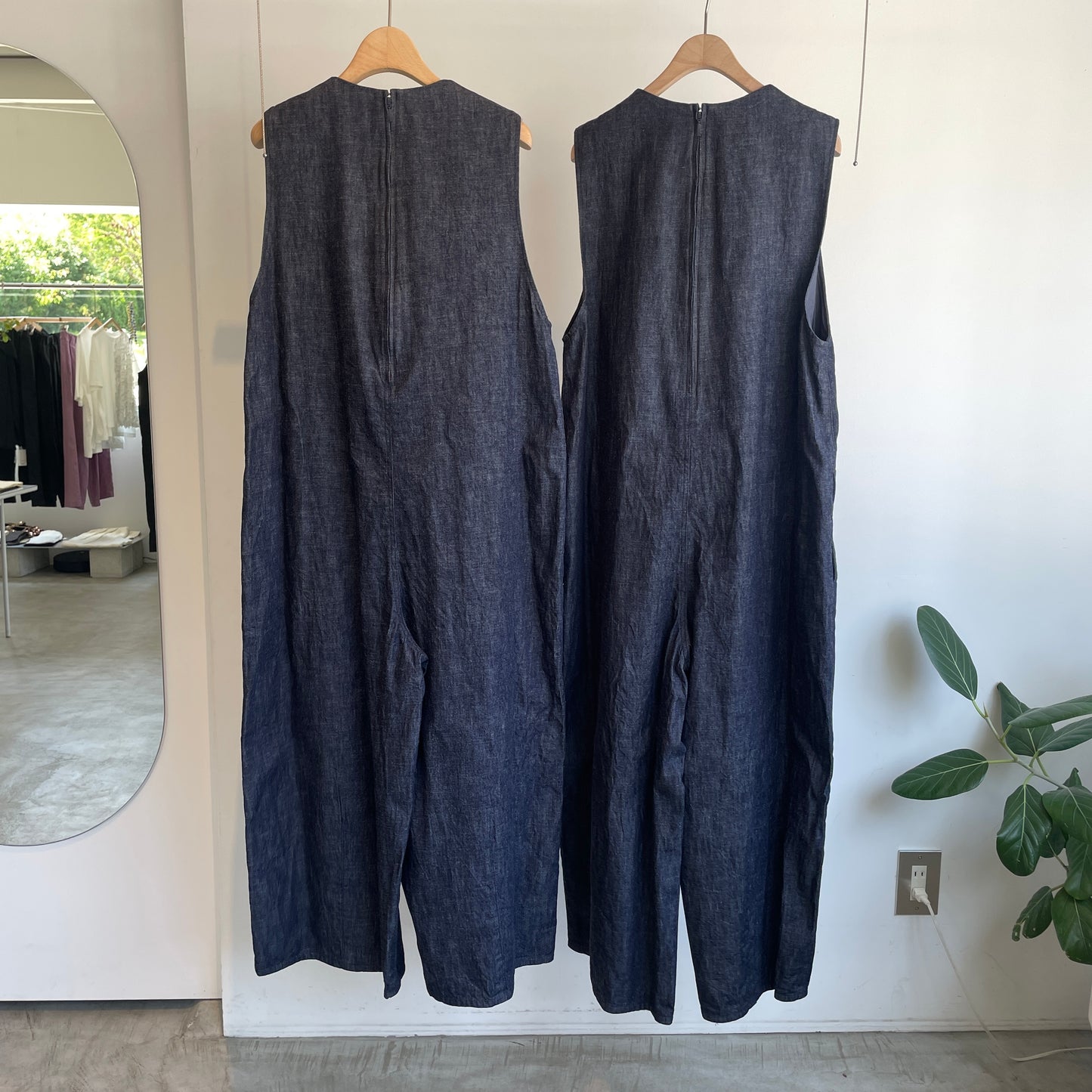 yuni//コットンライトオンス denim オールインワン　1701PT029261