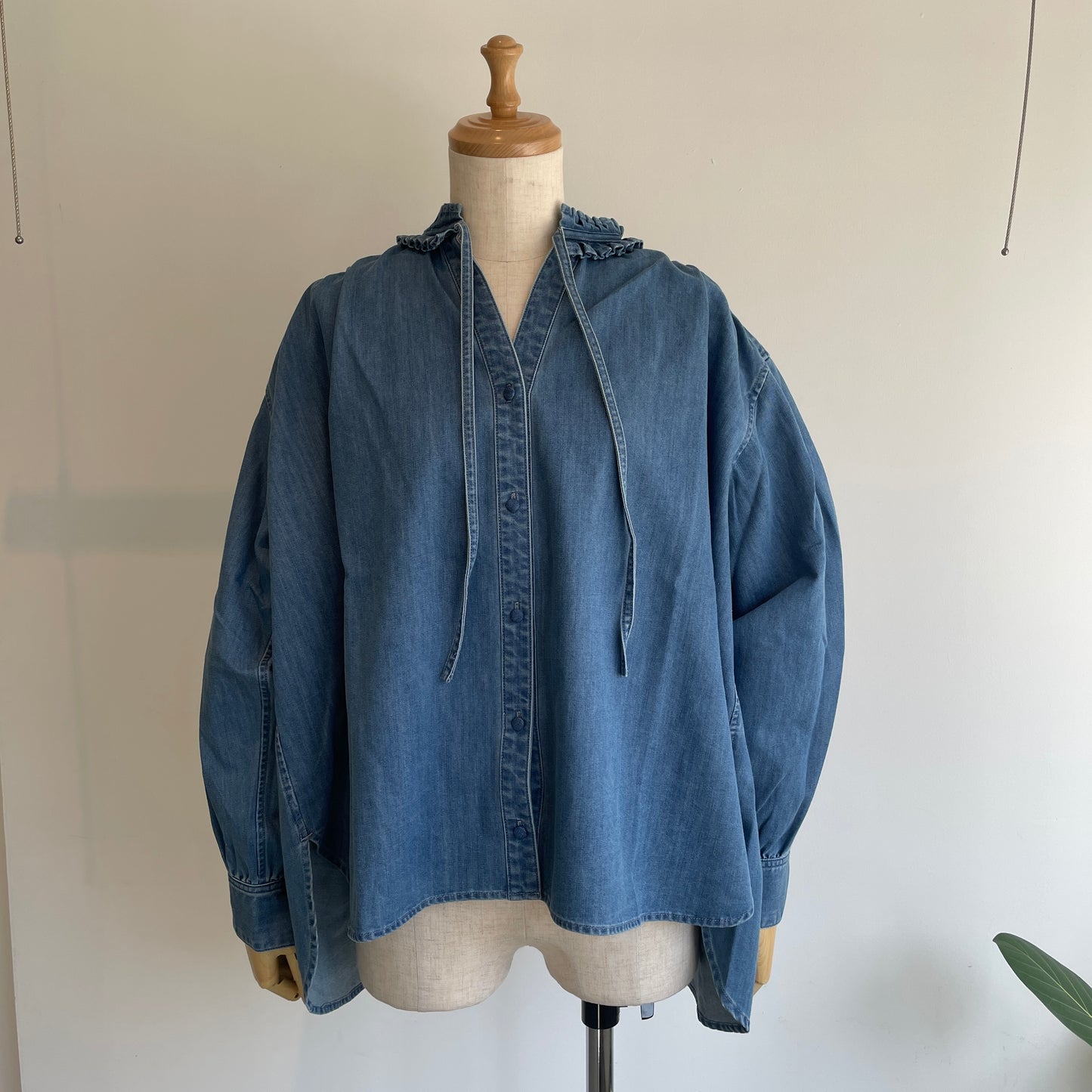 porter des boutons//タックカラーシャツ　P21-1-013