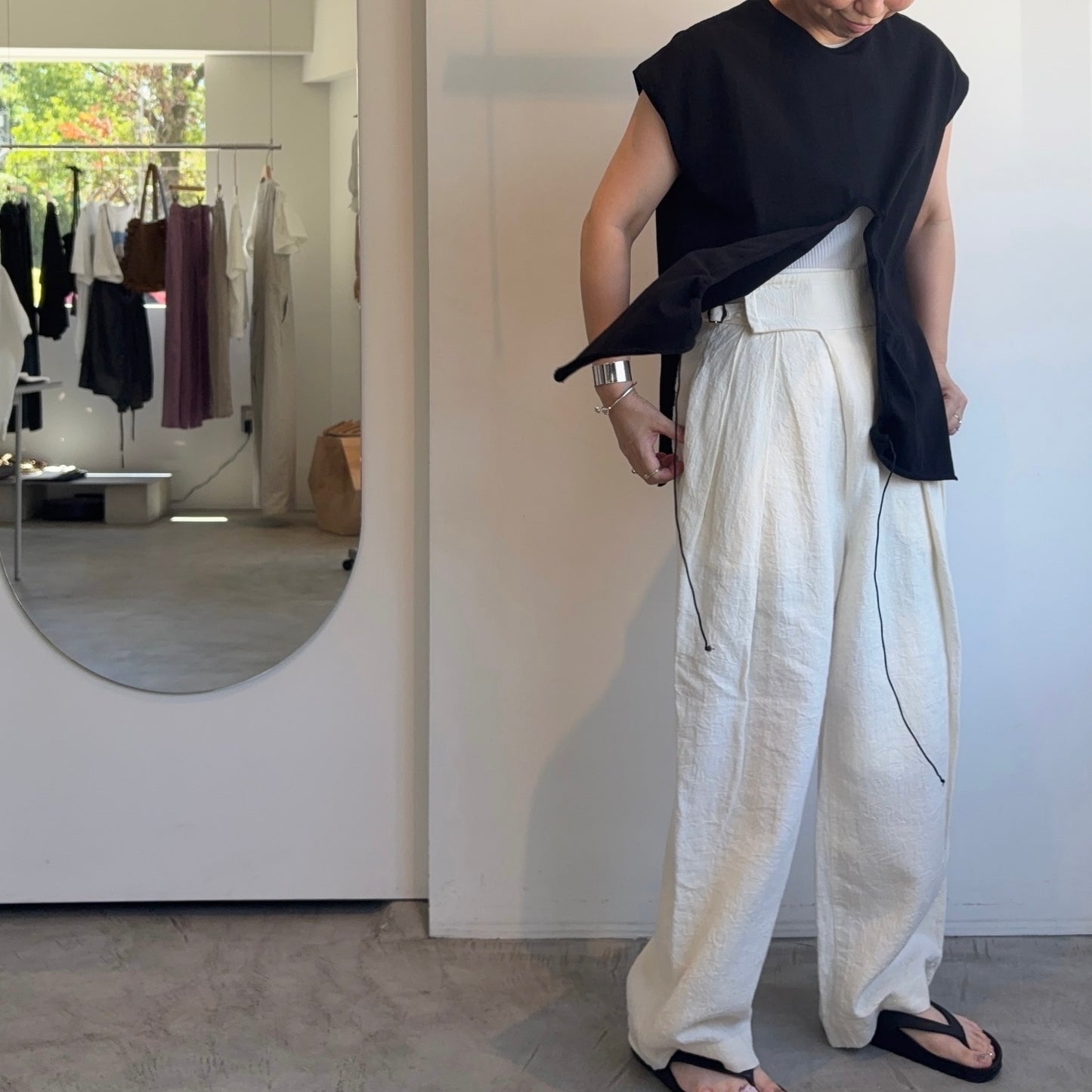 MAM// coquille pants　コキーユパンツ 3-4-011