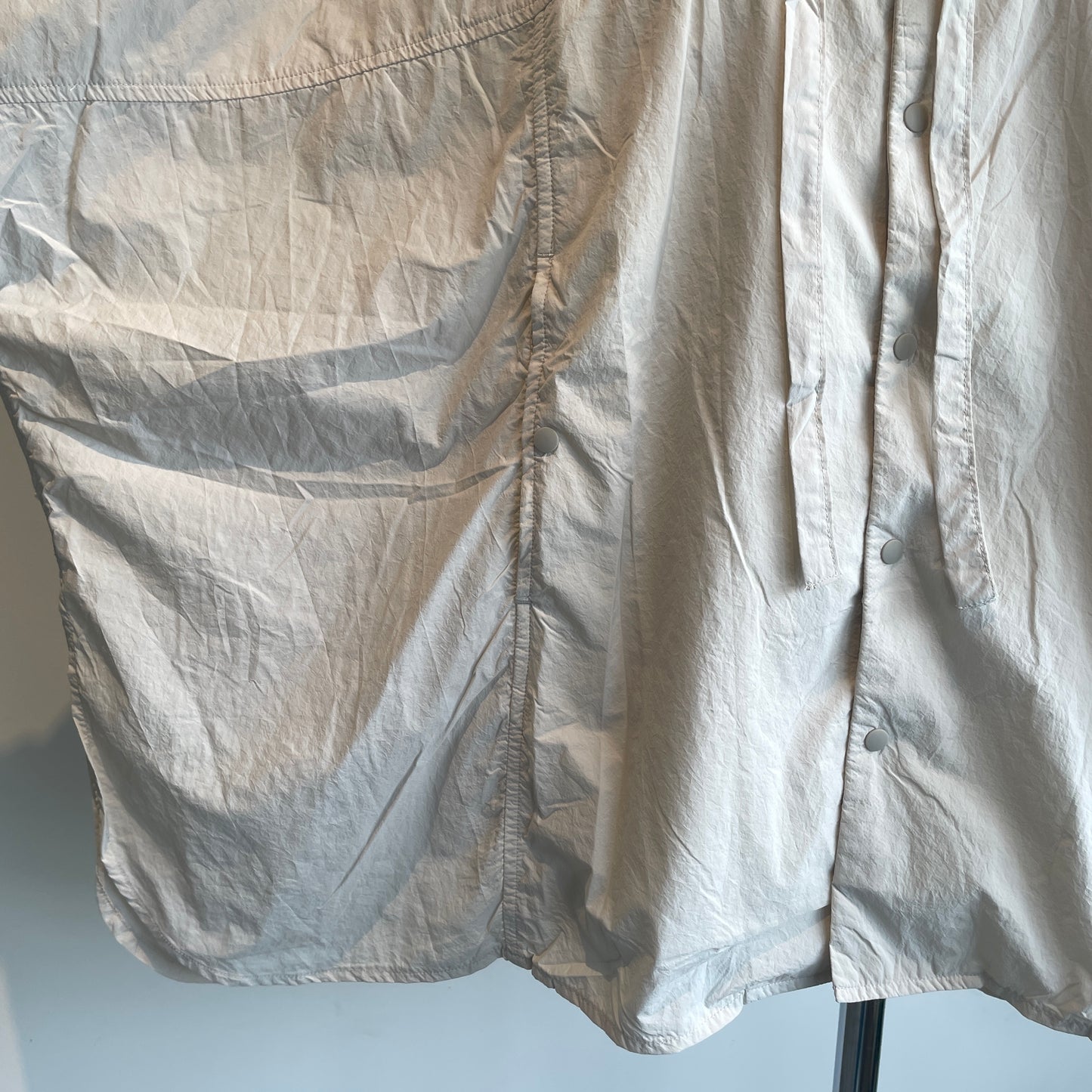 buoy buoy//45d NYLON 伊吹染め PONCHO シャツ　2701BL017261