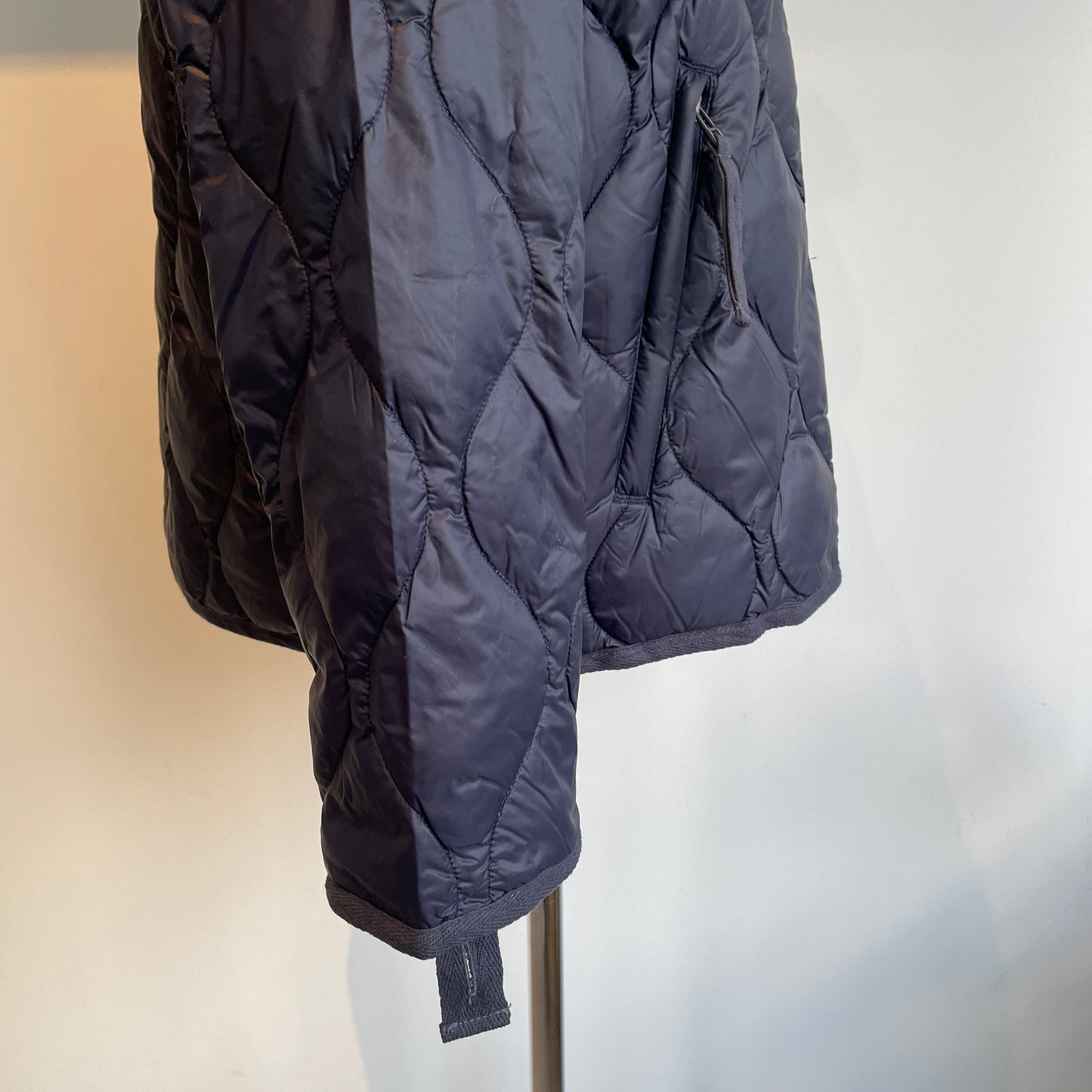 TAION//ミリタリー M65 ライナーWジップ ショートダウンジャケット-ソフトシェル TAION -M65LSZBML-1SHORT