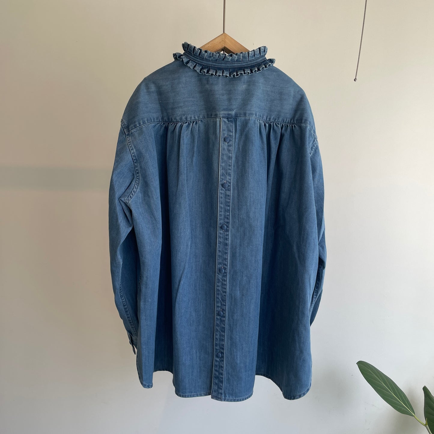 porter des boutons//タックカラーシャツ　P21-1-013