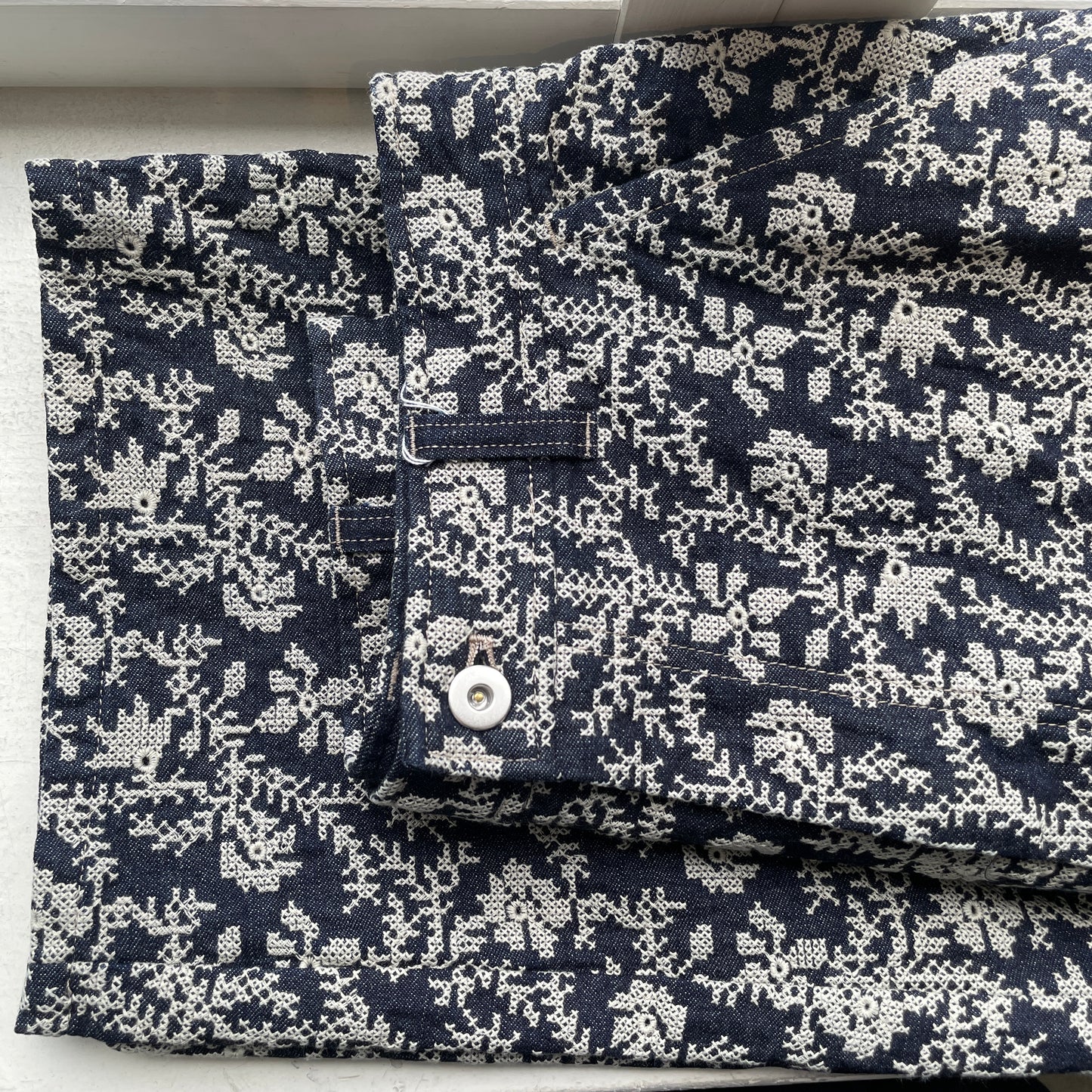 qiri//garden embroidery デニムパンツ　6301PT005262