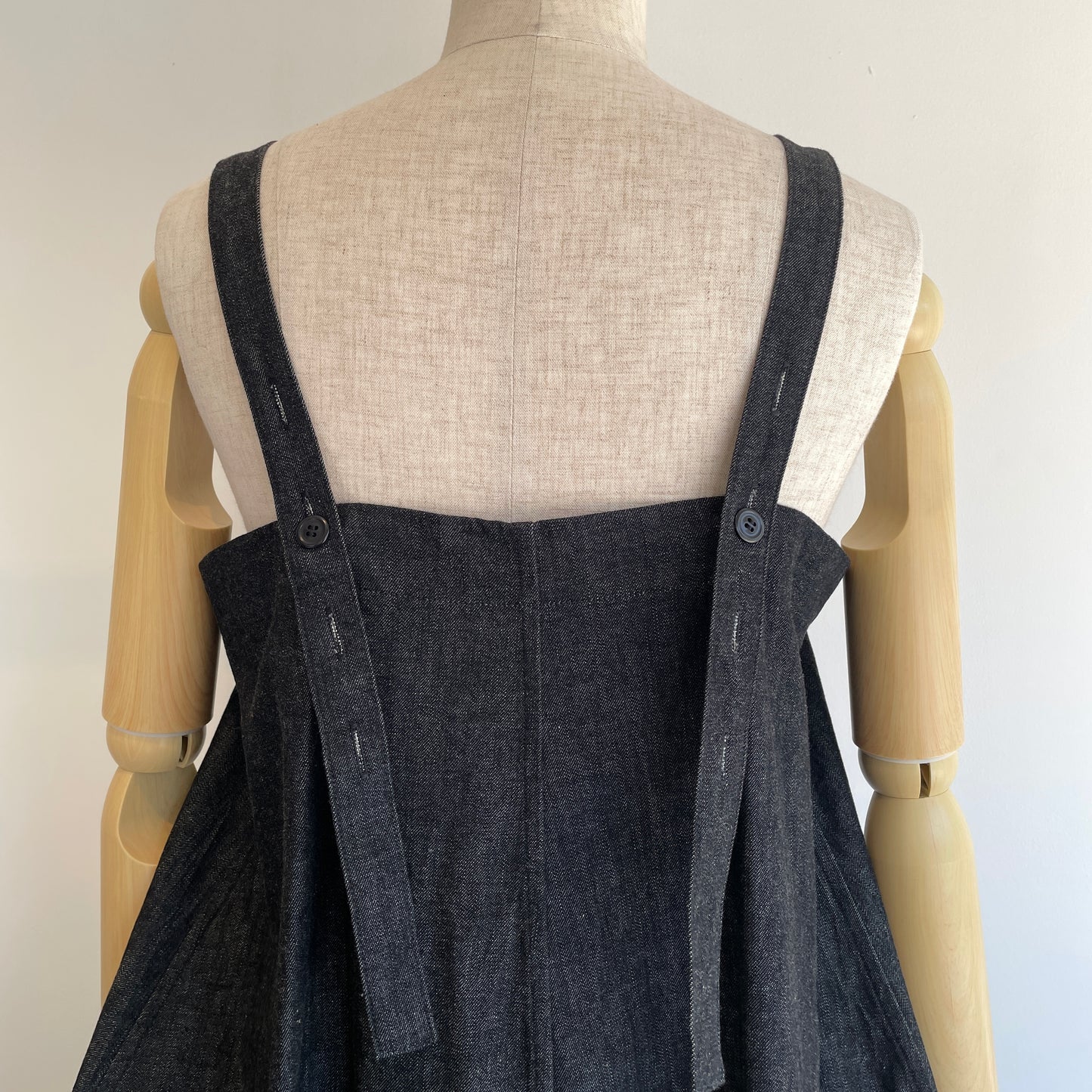 HAVERSACK // 8.5 0Zライトデニム ロングサロペットスカート　662621