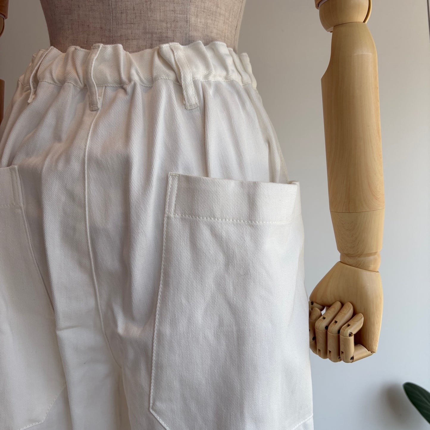 porterdesboutons//デニムワンタックパンツ　25107