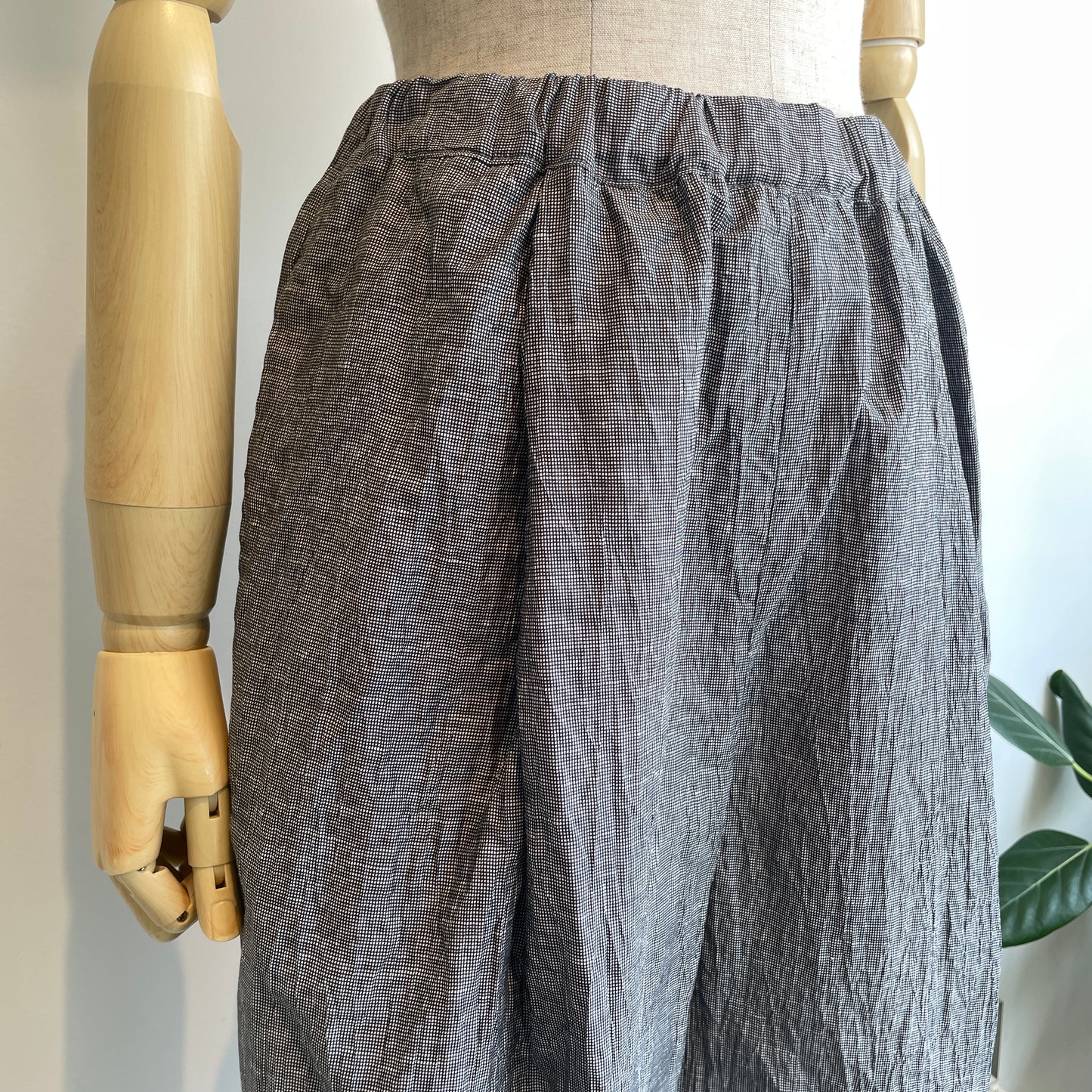 yuni//L/C/Pe washer gum tuck パンツ　1701PT024261