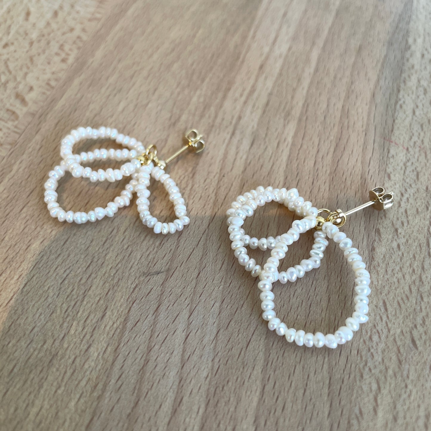 porter des boutons//淡水パールピアス　P23-4-045