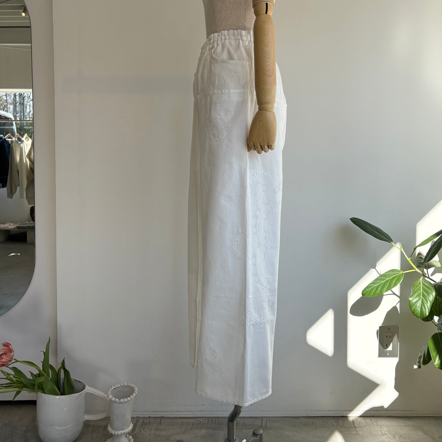 heriter//tablecloth remake pants H0-00-5005