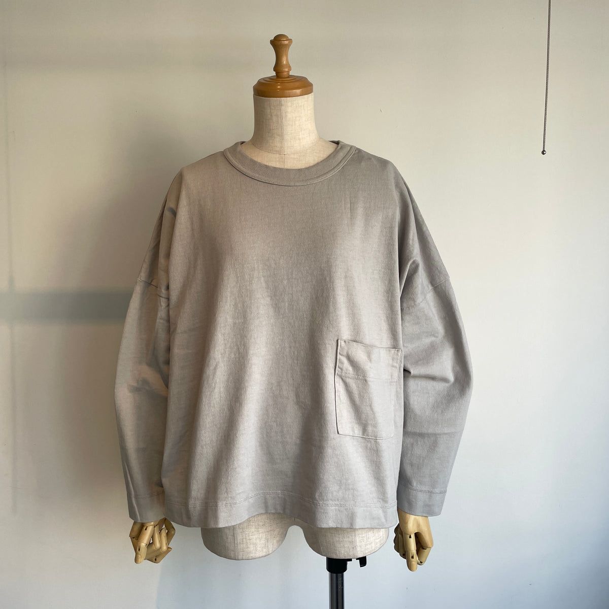 handsofcreation//16/-JPN天竺ドロップショルダーポケットPO 02640827