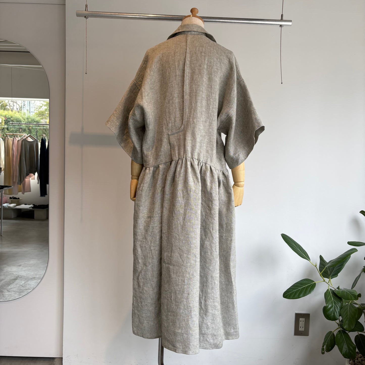 NATIVE VILLAGE//木の梢 ワイドスリーブドレス　31261-08311