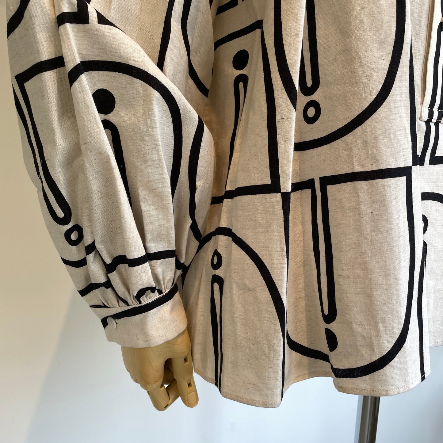 HAVERSACK //ウッドブロックプリントプルオーバーシャツ　622602