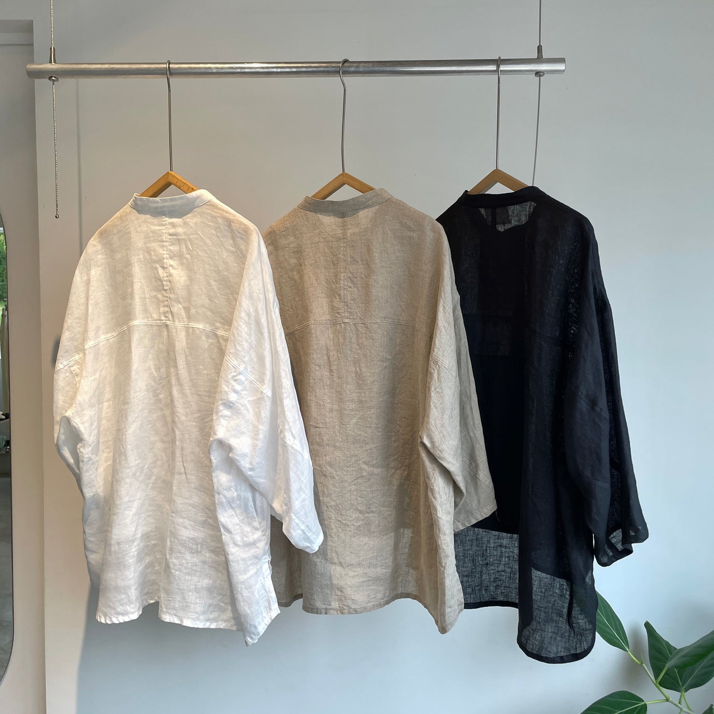 yuni//60/1 Linen cocoon sleeves BL 1701BL039261