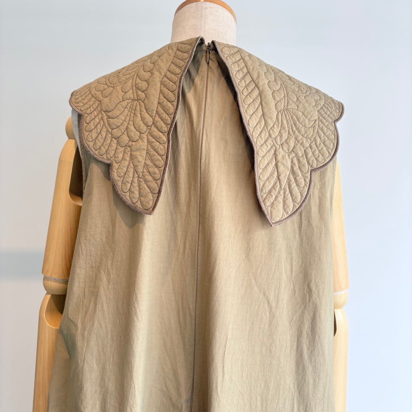 qiri//trapunto quilt collar オールインワン　6301PT004262