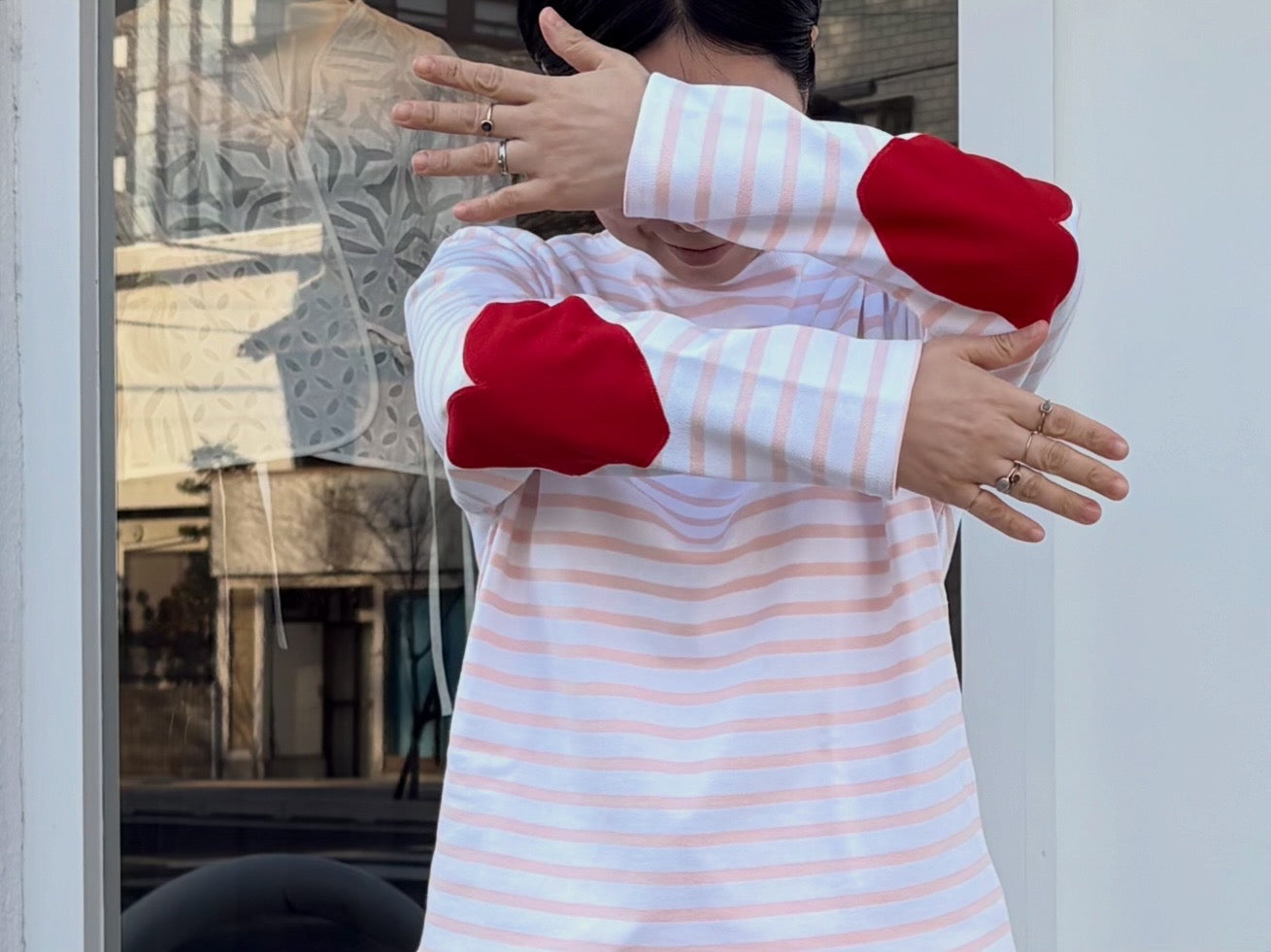 SAINTJAMES//ウェッソン［ハートエルボーパッチ］ 24JC OUES.COUD