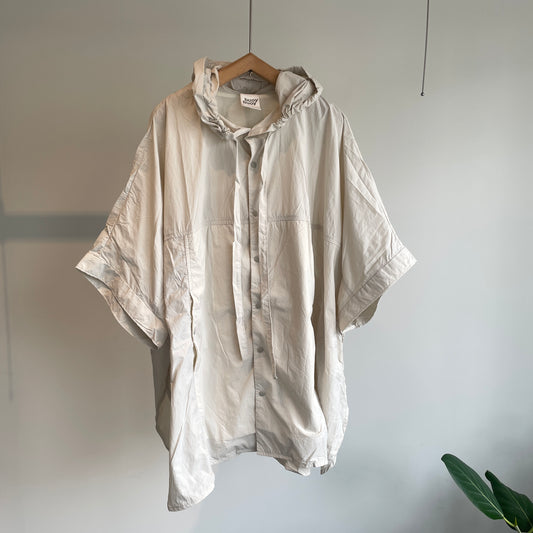 buoy buoy//45d NYLON 伊吹染め PONCHO シャツ　2701BL017261