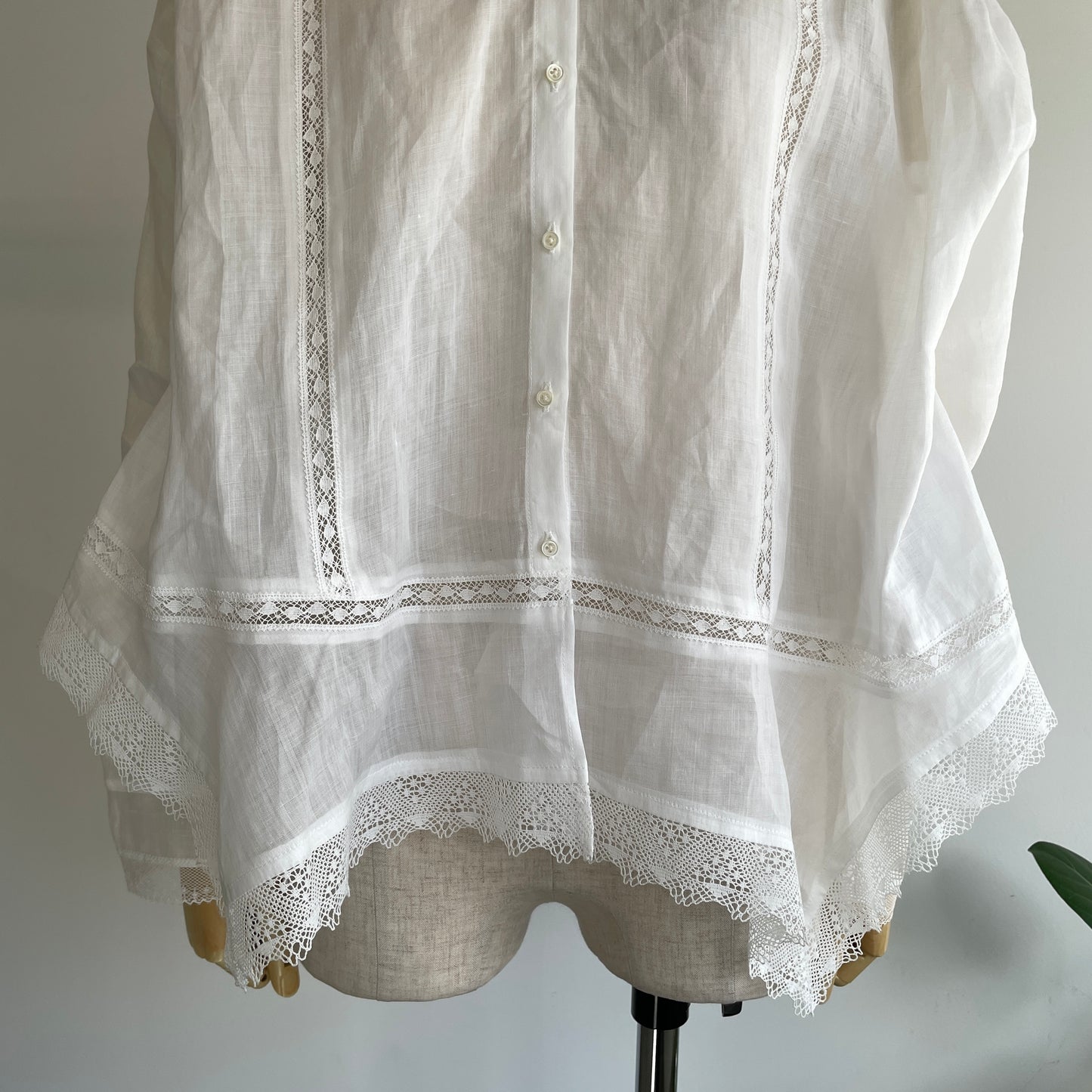 NATIVE VILLAGE//No.6 寂静 ロングスリーブレースブラウス　31261-06207