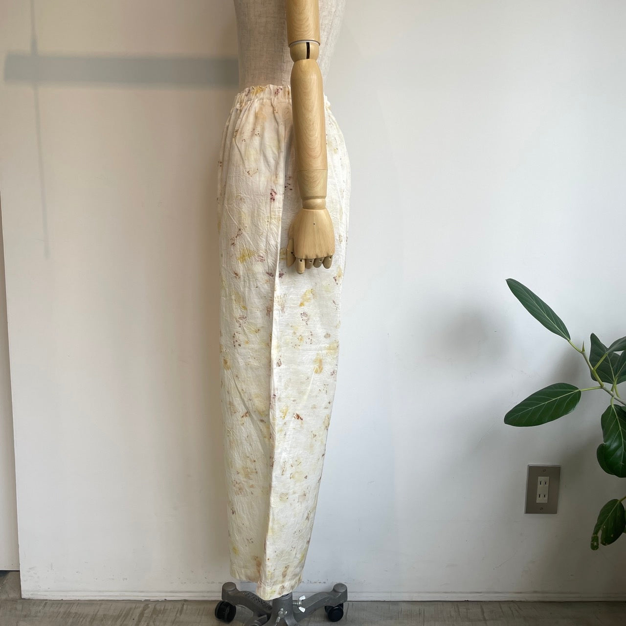 Oo//bundle dyeワイドイージーパンツJ