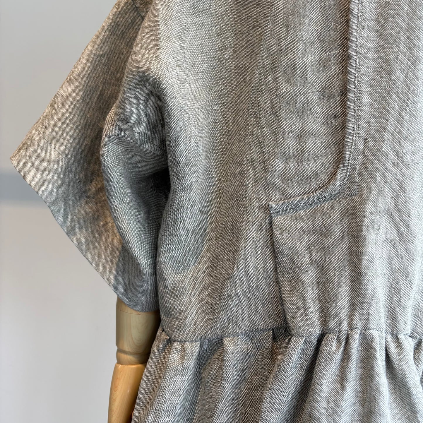 NATIVE VILLAGE//木の梢 ワイドスリーブドレス　31261-08311