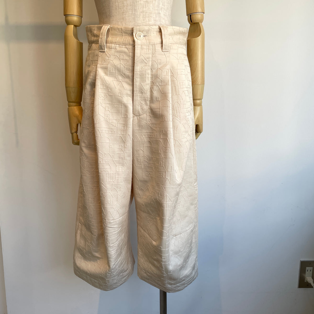 ASEEDONCLOUD【受注商品】//Townscape embroidery Robber trousers 271504