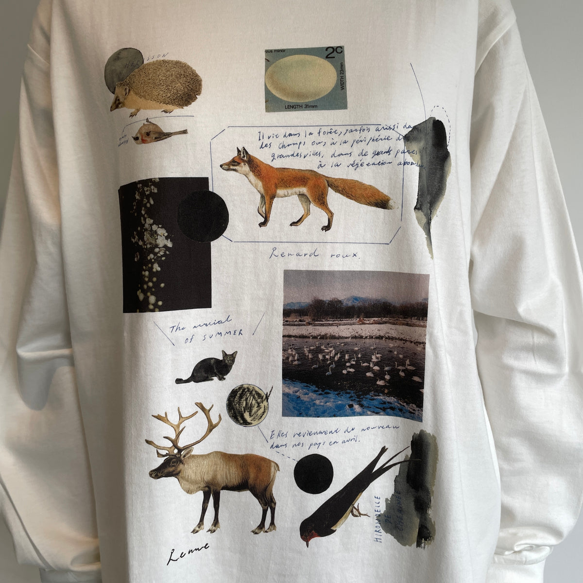 sweetlittlenothing//spring forest ロングスリーブTシャツ