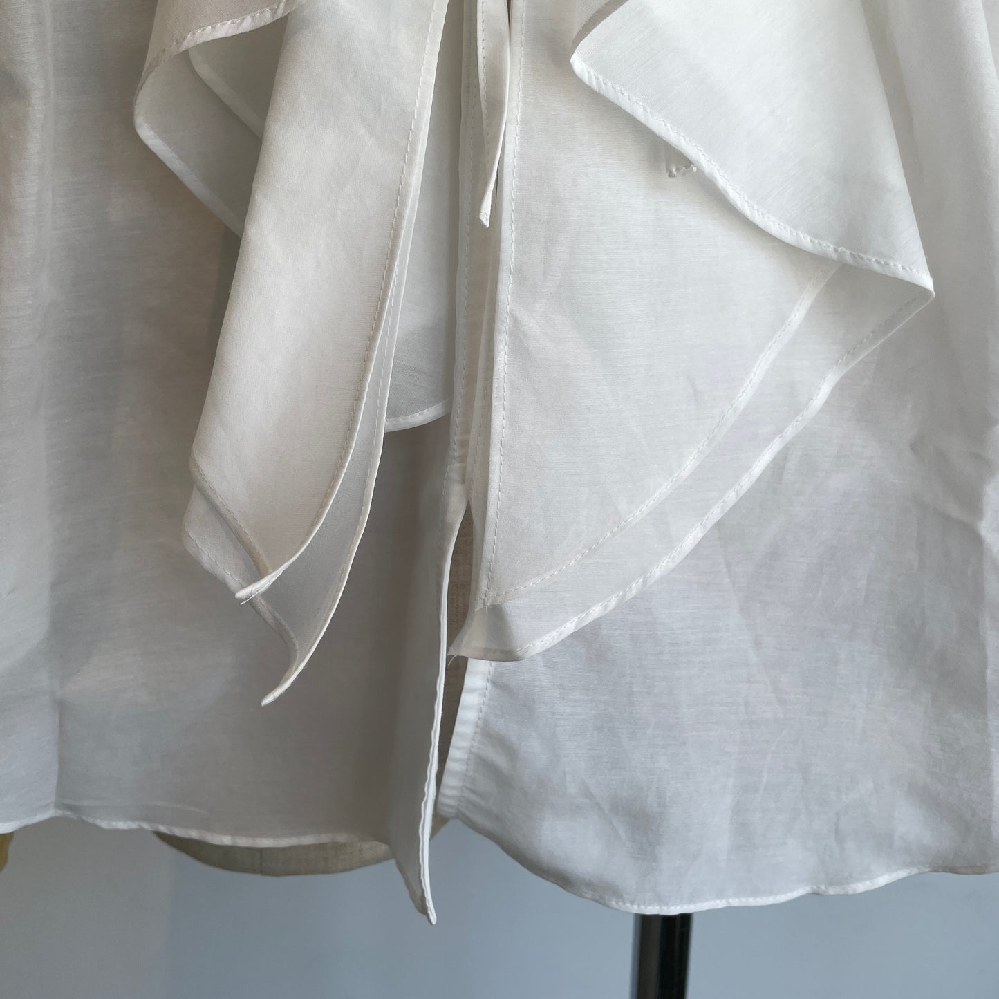 heriter//cotton silk raffle blouse H2-26-3003