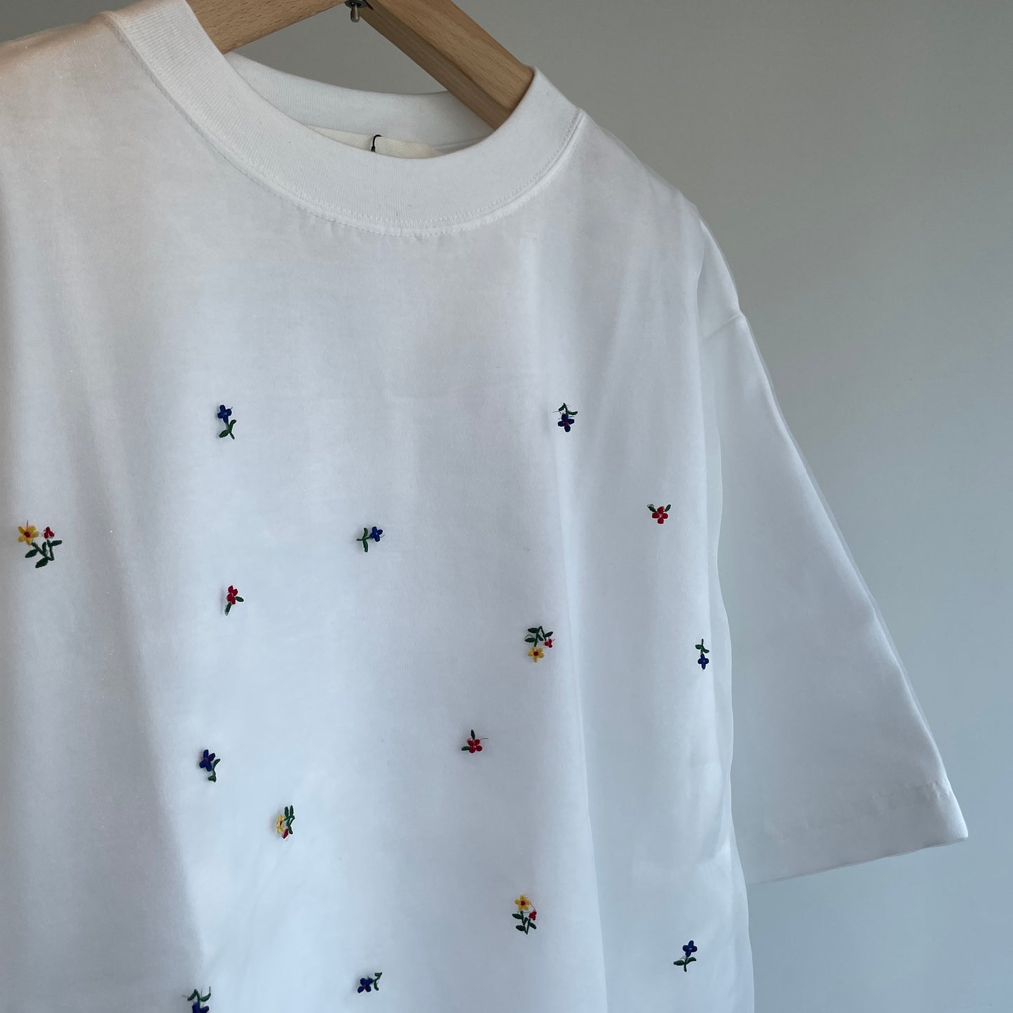 porter des boutons//Petite fleurドゥーブルTシャツ　P21-3-035