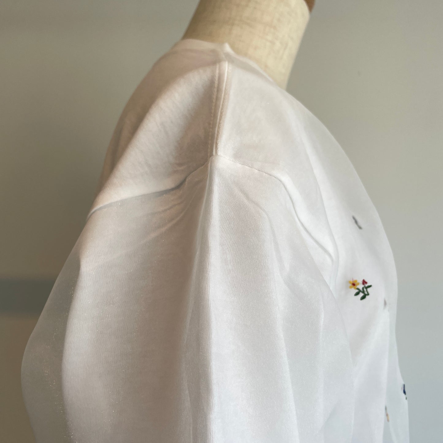 porter des boutons//Petite fleurドゥーブルTシャツ　P21-3-035